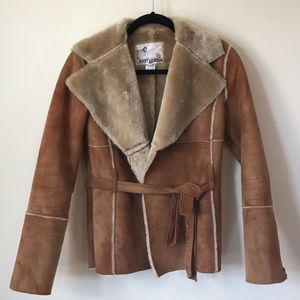 Kenzie Suede Jacket with faux fur